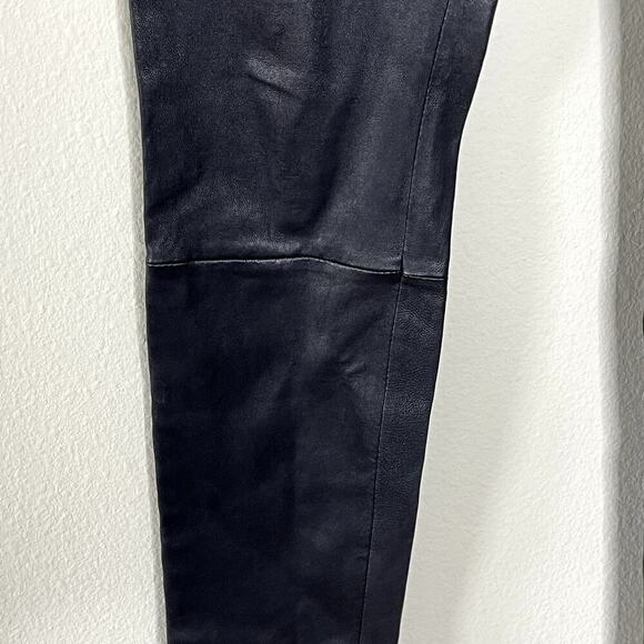 Baldwin Kansas City Hailey Genuine Leather Black Leggings Size S - Picture 3 of 10